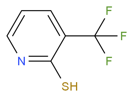 3-(Trifluoromethyl)pyridine-2-thiol_分子结构_CAS_104040-74-6)