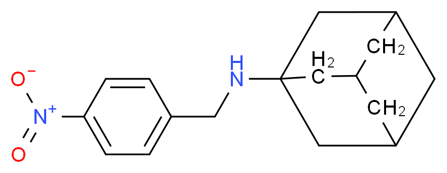 N-[(4-nitrophenyl)methyl]adamantan-1-amine_分子结构_CAS_206053-11-4