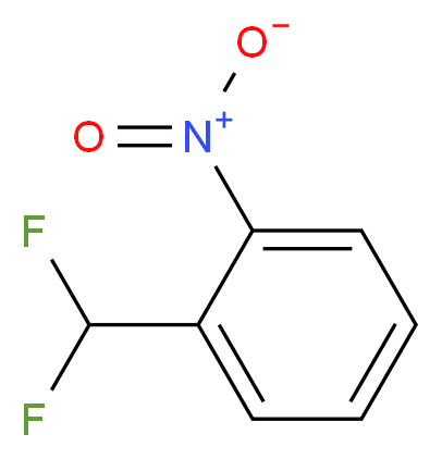 1-(difluoromethyl)-2-nitrobenzene_分子结构_CAS_64747-65-5