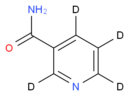 Nicotinamide-d4 _分子结构_CAS_347841-88-7)