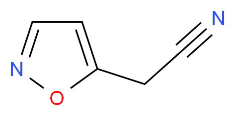 5-Isoxazoleacetonitrile_分子结构_CAS_854137-77-2)