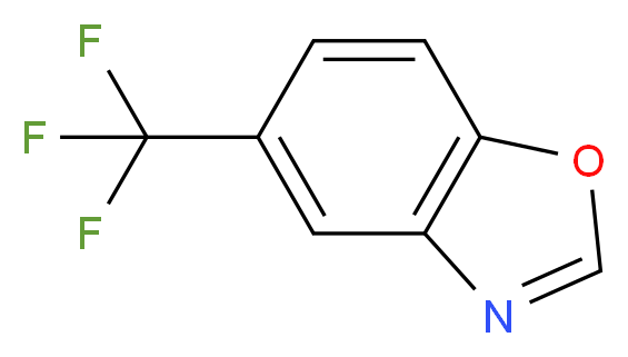 5-(trifluoromethyl)-1,3-benzoxazole_分子结构_CAS_1267217-46-8