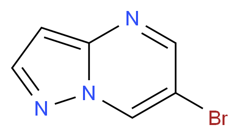 6-bromopyrazolo[1,5-a]pyrimidine_分子结构_CAS_705263-10-1