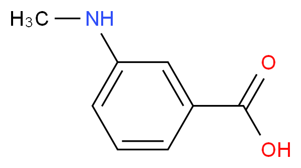 3-甲氨基苯甲酸_分子结构_CAS_51524-84-6)