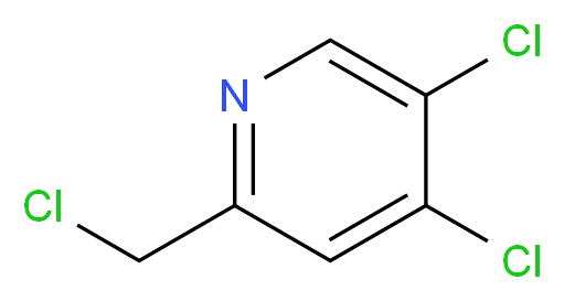 4,5-dichloro-2-(chloromethyl)pyridine_分子结构_CAS_1196152-01-8)