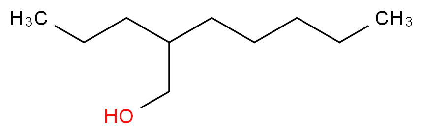 2-propylheptan-1-ol_分子结构_CAS_10042-59-8