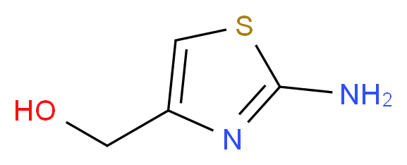 2-Amino-4-hydroxymethylthiazole_分子结构_CAS_51307-43-8)