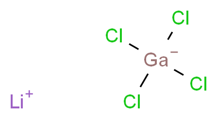 lithium(1+) ion tetrachlorogallanuide_分子结构_CAS_15955-98-3