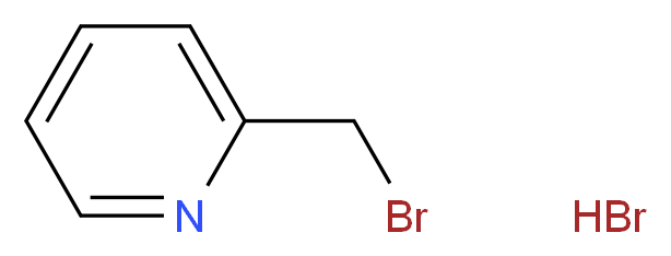 2-(bromomethyl)pyridine hydrobromide_分子结构_CAS_)