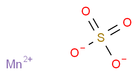 manganese(2+) ion sulfate_分子结构_CAS_10101-68-5