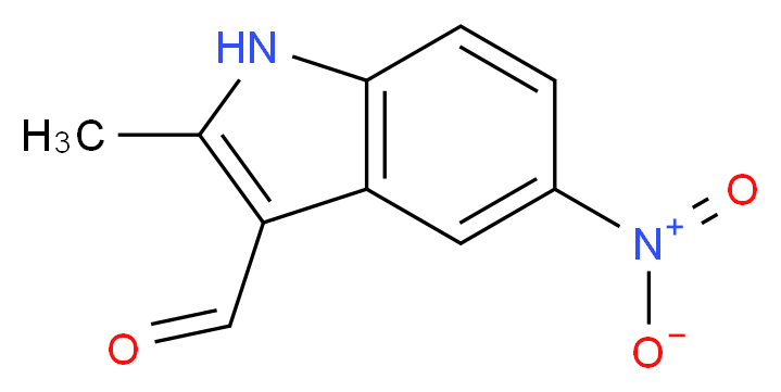 2-Methyl-5-nitroindole-3-carboxaldehyde_分子结构_CAS_)