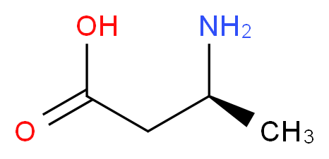 (3S)-3-aminobutanoic acid_分子结构_CAS_3775-72-2