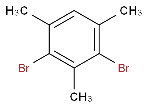 2,4-dibromo-1,3,5-trimethylbenzene_分子结构_CAS_6942-99-0