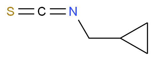 cyclopropylmethyl isothiocyanate_分子结构_CAS_6068-90-2)