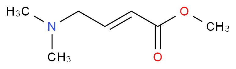 trans 4-Dimethylaminocrotonic Acid Methyl Ester_分子结构_CAS_212776-19-7)