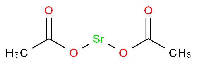 (acetyloxy)strontio acetate_分子结构_CAS_543-94-2