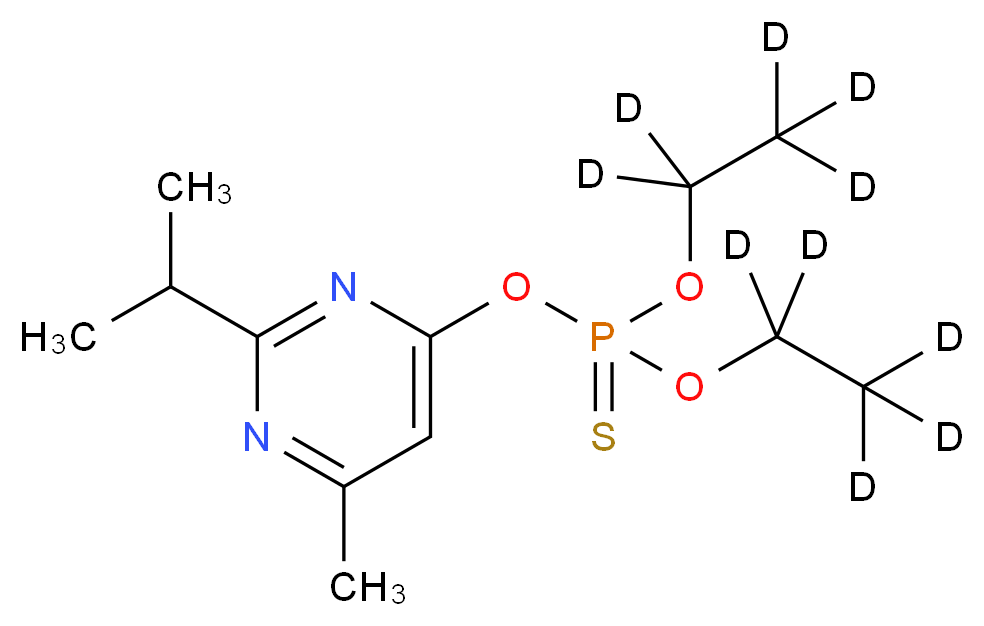 二嗪磷-二乙基-d10_分子结构_CAS_100155-47-3)