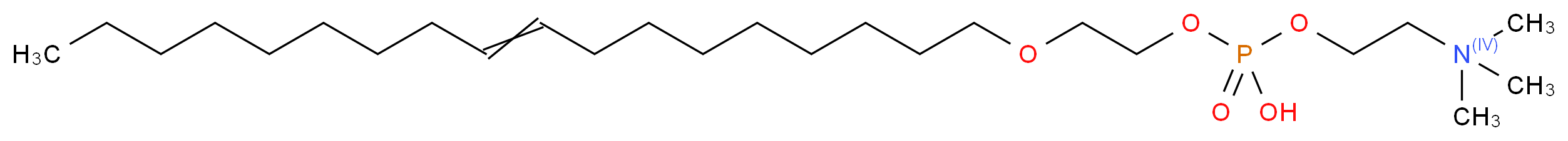 [2-(octadec-9-en-1-yloxy)ethoxy][2-(trimethylamino)ethoxy]phosphinic acid_分子结构_CAS_84601-19-4