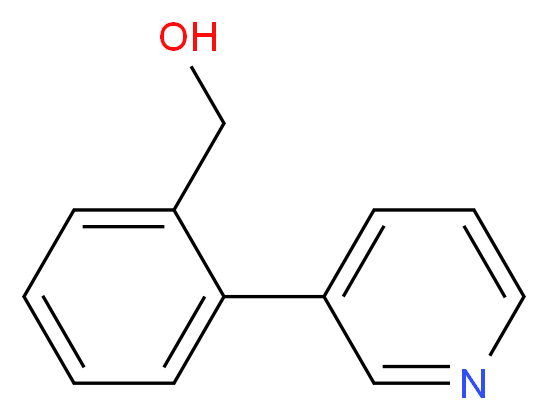 [2-(pyridin-3-yl)phenyl]methanol_分子结构_CAS_857284-03-8