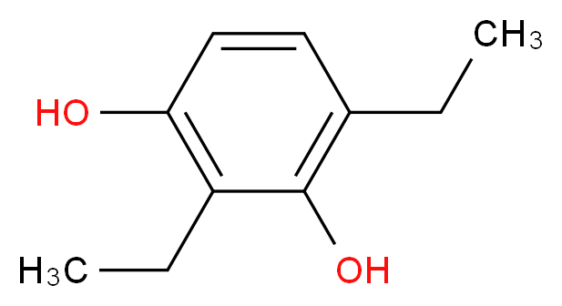 2,4-DIETHYL-1,3-BENZENEDIOL_分子结构_CAS_52959-33-8)