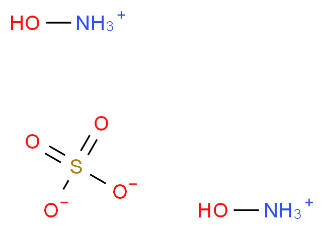 bis(hydroxyazanium) sulfate_分子结构_CAS_10039-54-0
