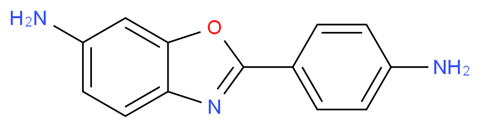 6-Amino-2-(4-aminophenyl)benzoxazole_分子结构_CAS_16363-53-4)