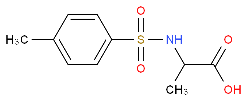 2-(4-methylbenzenesulfonamido)propanoic acid_分子结构_CAS_4816-81-3