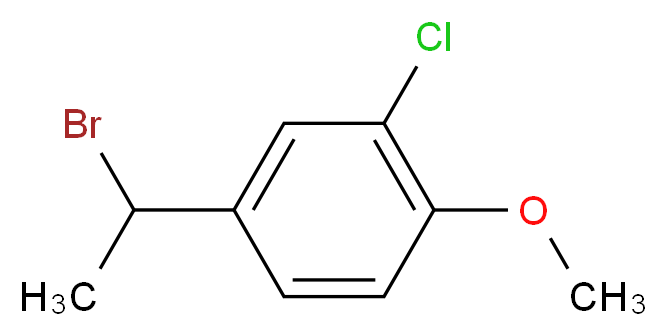 4-(1-bromoethyl)-2-chloro-1-methoxybenzene_分子结构_CAS_)