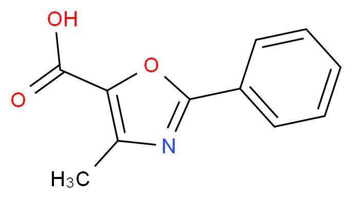 4-methyl-2-phenyl-1,3-oxazole-5-carboxylic acid_分子结构_CAS_91137-55-2)