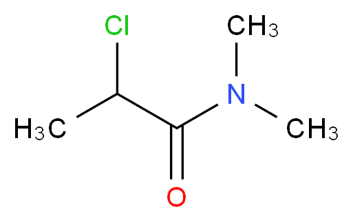 2-Chloro-N,N-dimethylpropanamide_分子结构_CAS_10397-68-9)