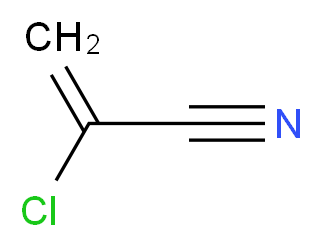 2-chloroprop-2-enenitrile_分子结构_CAS_920-37-6