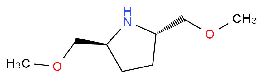 (S,S)-(+)-2,5-双(甲氧基甲基)吡咯烷_分子结构_CAS_93621-94-4)
