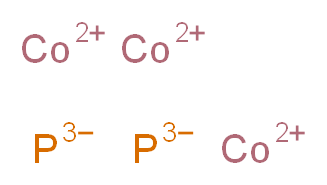 tris(λ<sup>2</sup>-cobalt(2+) ion) diphosphanetriide_分子结构_CAS_12134-02-0