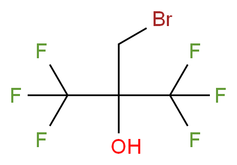 2-(Bromomethyl)perfluoropropan-2-ol 97%_分子结构_CAS_503169-76-4)