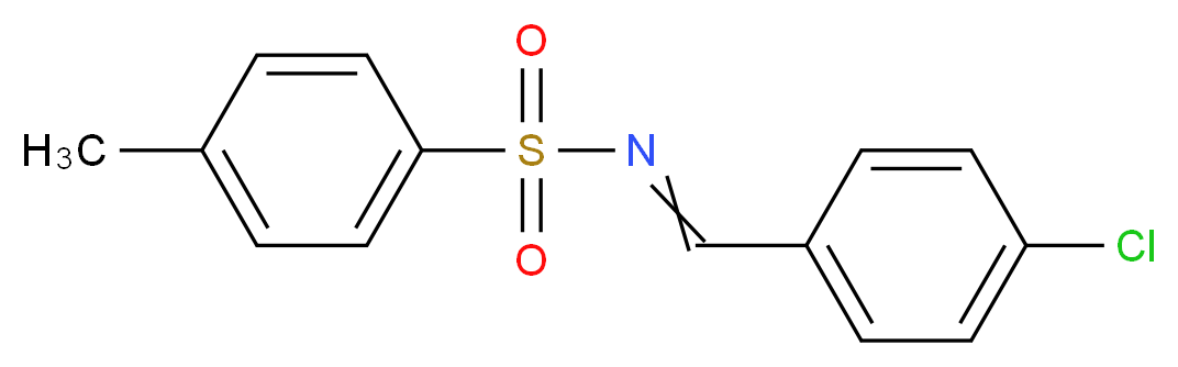 N-(4-氯苯亚甲基)-4-甲苯磺酰胺_分子结构_CAS_3157-65-1)