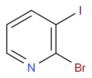 2-bromo-3-iodopyridine_分子结构_CAS_265981-13-3