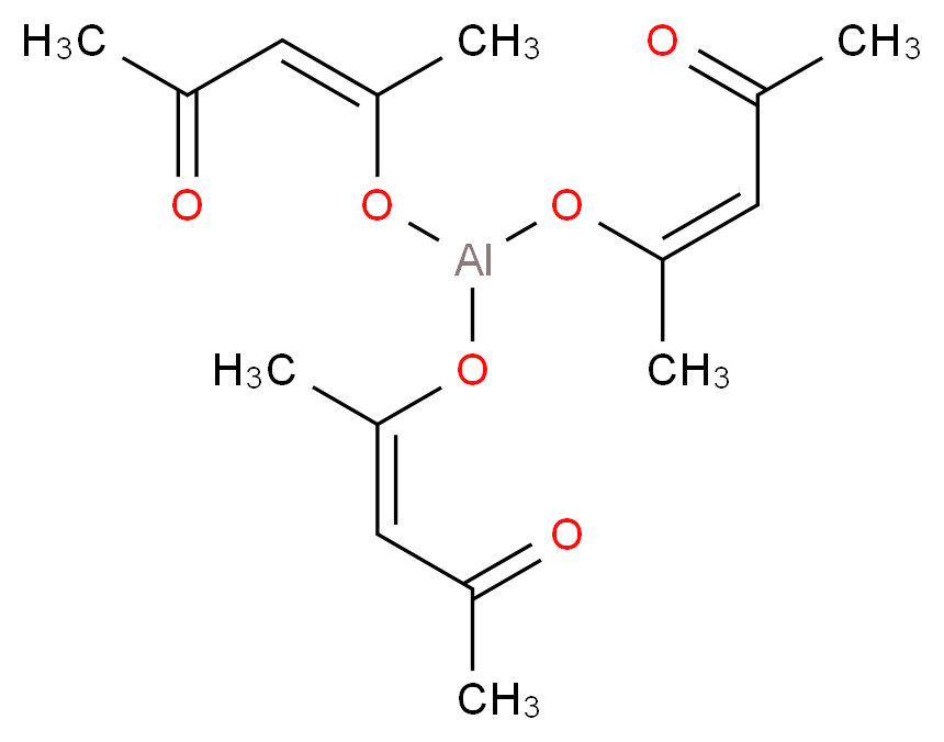 乙酰丙酮铝_分子结构_CAS_13963-57-0)