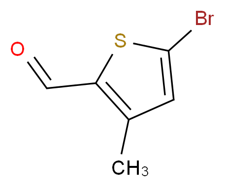 5-BROMO-3-METHYLTHIOPHENE-2-CARBALDEHYDE_分子结构_CAS_38239-46-2)