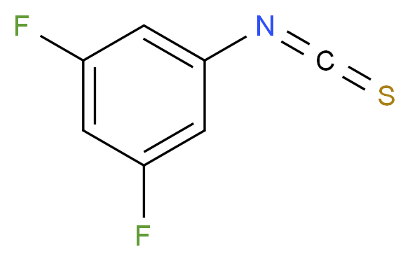 3,5-Difluorophenyl isothiocyanate_分子结构_CAS_302912-39-6)