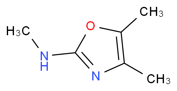 N,4,5-trimethyloxazol-2-amine_分子结构_CAS_1196156-36-1)