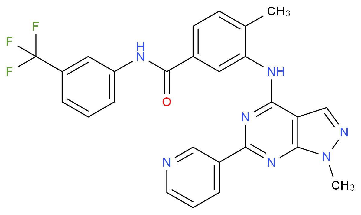 NVP-BHG712_分子结构_CAS_940310-85-0)