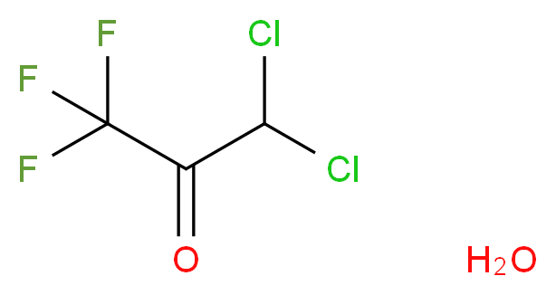 3,3-Dichloro-1,1,1-trifluoroacetone hydrate_分子结构_CAS_1049731-87-4)