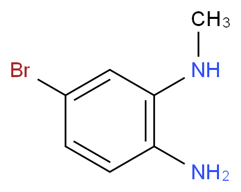 5-bromo-1-N-methylbenzene-1,2-diamine_分子结构_CAS_)