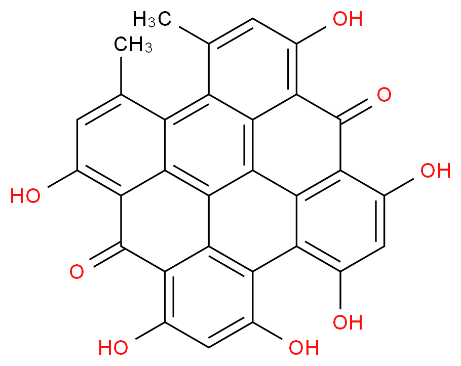 HYPERICIN_分子结构_CAS_548-04-9)