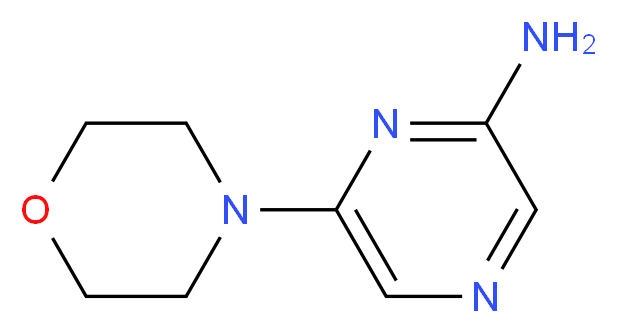 6-Morpholinopyrazin-2-amine_分子结构_CAS_717847-03-5)