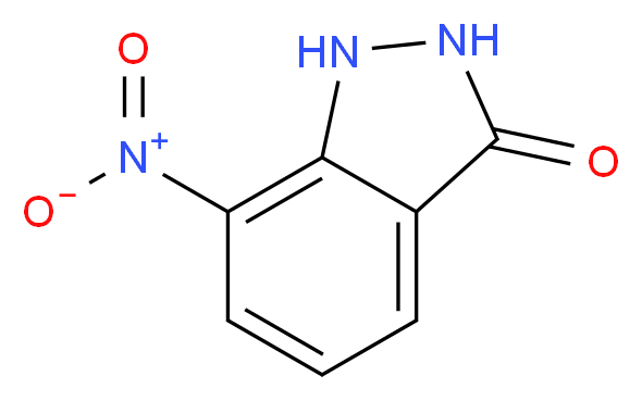 7-nitro-2,3-dihydro-1H-indazol-3-one_分子结构_CAS_31775-97-0