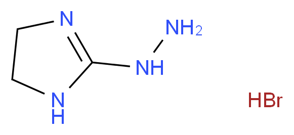 2-hydrazino-4,5-dihydro-1H-imidazole hydrobromide_分子结构_CAS_55959-84-7)