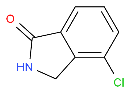 4-CHLORO-2,3-DIHYDRO-ISOINDOL-1-ONE_分子结构_CAS_871723-37-4)