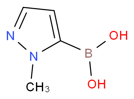 (1-Methyl-1H-pyrazol-5-yl)-boronic acid_分子结构_CAS_720702-41-0)