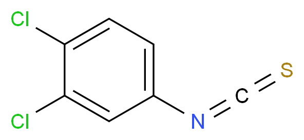 3,4-DICHLOROPHENYL ISOTHIOCYANATE_分子结构_CAS_6590-94-9)